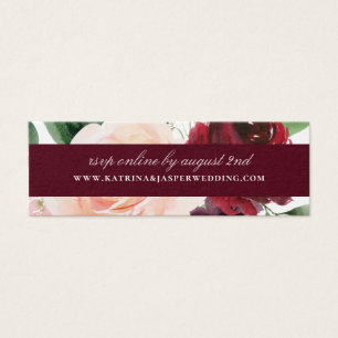 Elegante sitio web de Bodas florales de Borgoña RS