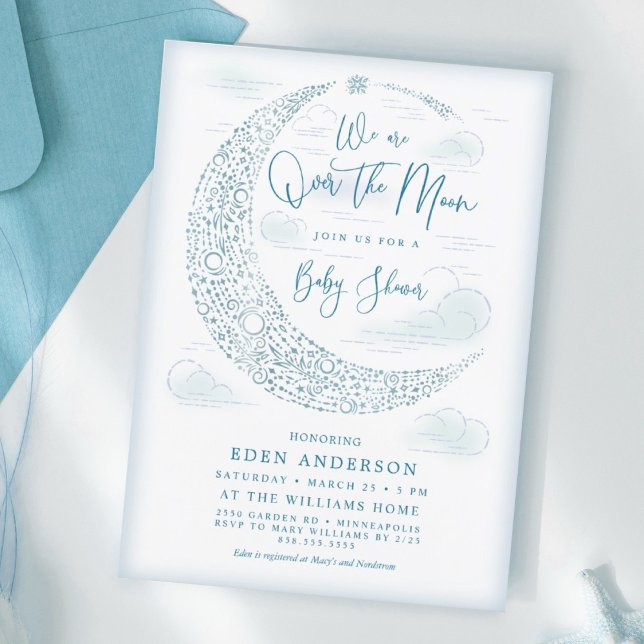 Elegante sobre la invitación de Baby Shower de la  (Subido por el creador)