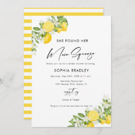 Elegante Squeeze Bridal Shower Invitación