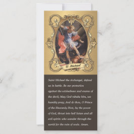 Elegante St. Michael Prayer Religioso