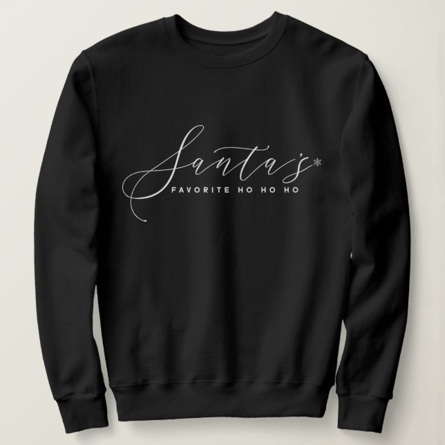 Elegante sudadera de Navidades Minimalistas (Anverso del diseño)