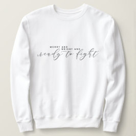 Elegante sudadera de Navidades Minimalistas