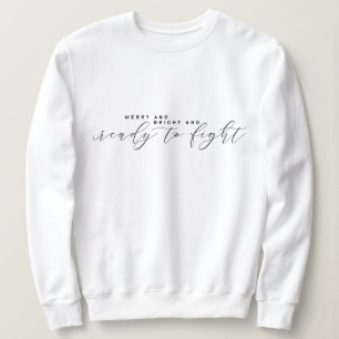 Elegante sudadera de Navidades Minimalistas