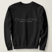 Elegante sudadera de Navidades Minimalistas