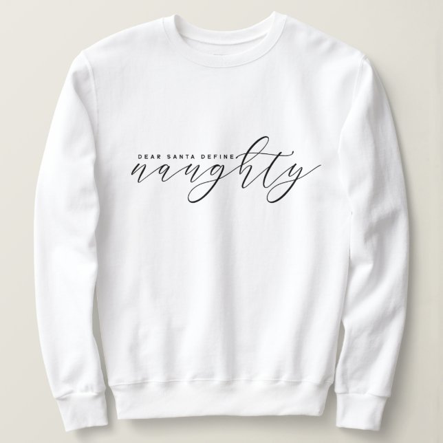 Elegante sudadera de Navidades Minimalistas (Anverso del diseño)