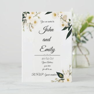 "Elegante Suite de Invitación de Boda"