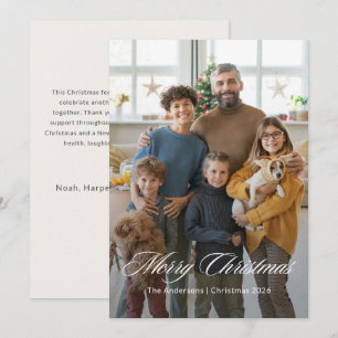 Elegante Superposición de Foto de Navidad Navidad