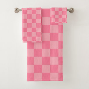 Elegante tablero de ajedrez rosa