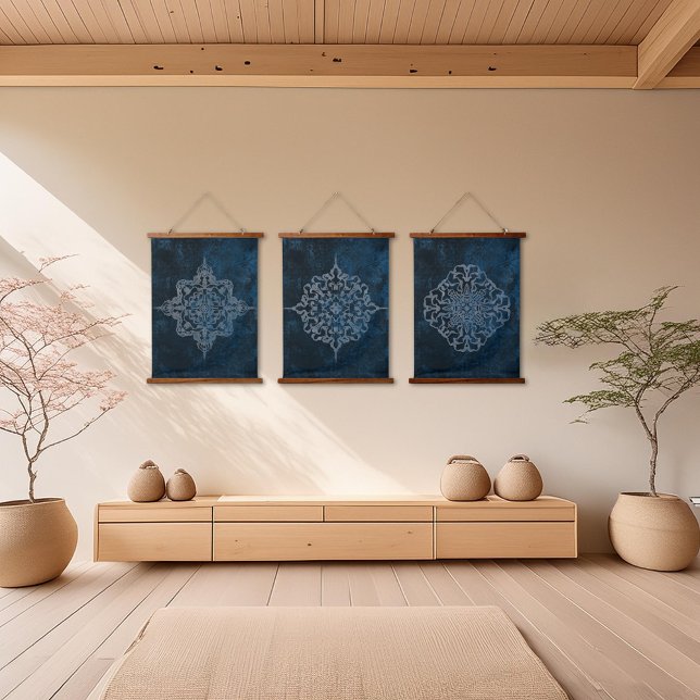 Elegante tapiz de pared - Arte simétrico de copo d (Subido por el creador)