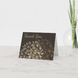 Elegante Tarjeta de agradecimiento
