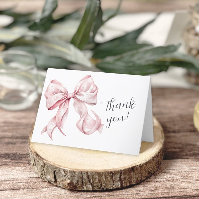 Elegante tarjeta de agradecimiento de Baby Shower  (Subido por el creador)