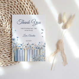 Elegante tarjeta de agradecimiento de Baby Shower 