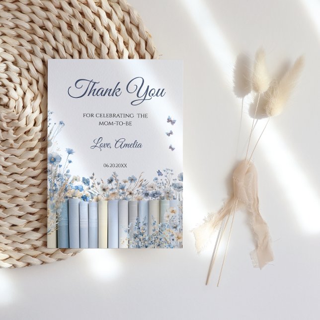 Elegante tarjeta de agradecimiento de Baby Shower  (Subido por el creador)