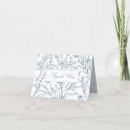 Elegante tarjeta de agradecimiento de Baby Shower 