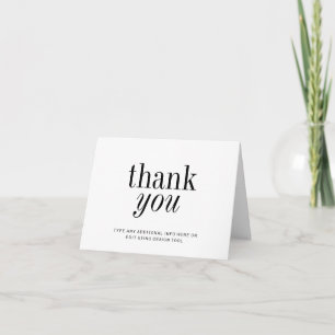 Elegante tarjeta de agradecimiento empresarial min