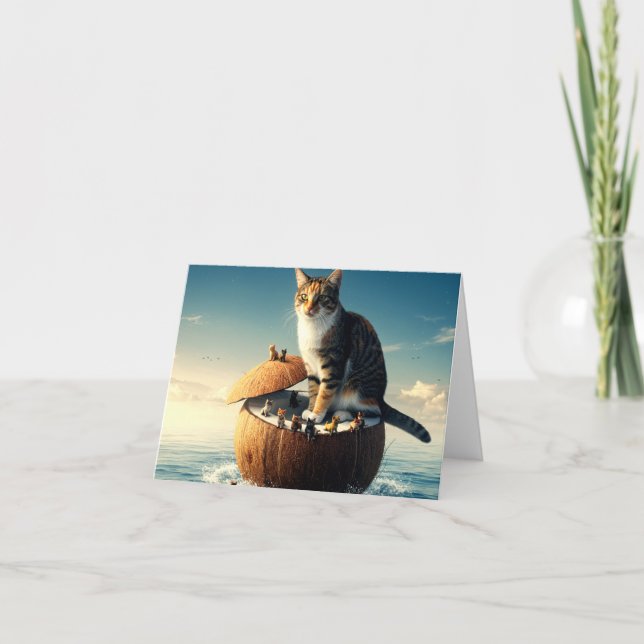 Elegante Tarjeta de agradecimiento floral - Saludo (Anverso)