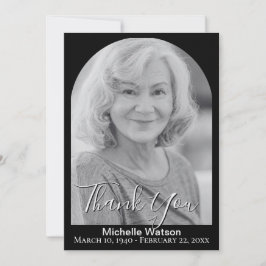 Elegante Tarjeta de agradecimiento para el Arco Fu