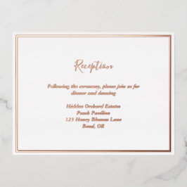 Elegante Tarjeta de Alojamiento Moderno De Recepci