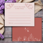 Elegante Tarjeta de Asesoramiento Presupuestario F<br><div class="desc">Proporcione este elegante consejo floral y tarjetas de deseos para que sus huéspedes lo rellenen. Son una gran alternativa de libro de visitas para una ducha de novia, una fiesta de compromiso o una recepción nupcial que permite a la familia, los amigos y los invitados expresar buenos deseos, adorables ideas...</div>