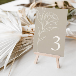 Elegante tarjeta de Boda de tazas florales