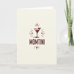 Elegante Tarjeta de Brillo para el Día de la Madre