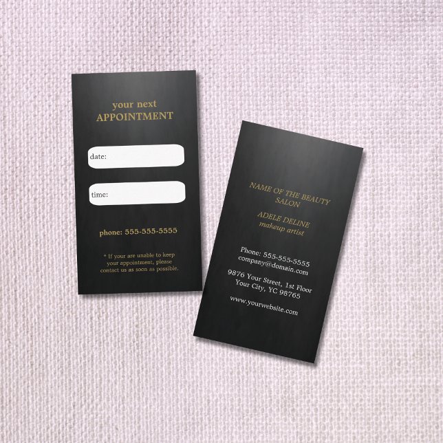 Elegante tarjeta de cita de oro blanco negro simpl (Subido por el creador)