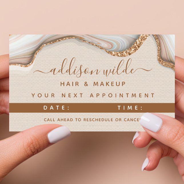 Elegante tarjeta de cita de Purpurina de oro Marbl (Subido por el creador)
