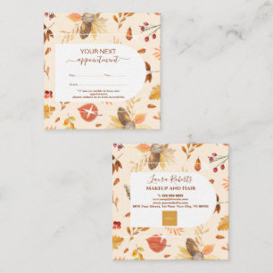 Elegante tarjeta de cita para el propietario de un