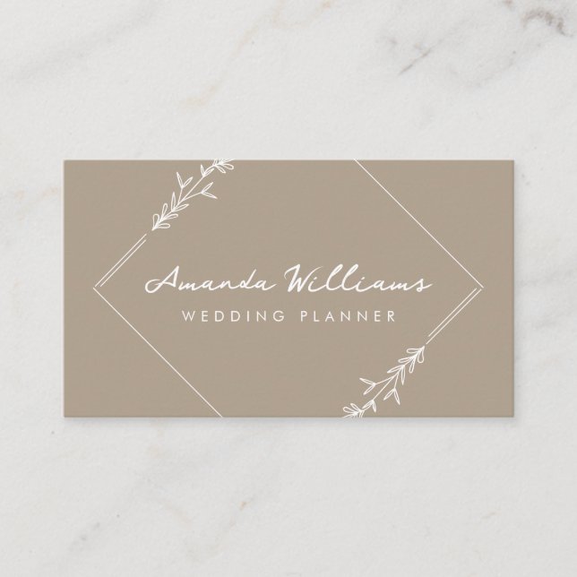 Elegante tarjeta de código QR tarjeta de presentac (Anverso)