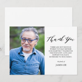 Elegante Tarjeta De Compasión Por Las Fotografías