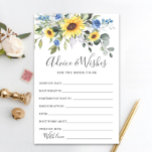 Elegante tarjeta de consejos y deseos para eucalip<br><div class="desc">Elegante Tarjeta de Consejos y Deseos Eucalyptus. Personalice con la novia el nombre y la fecha de la ducha. Para una mayor personalización,  haga clic en el enlace "personalizar adicional". Si necesitas ayuda,  ponte en contacto conmigo,  por favor.</div>