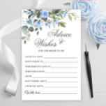 Elegante Tarjeta de Consejos y Deseos para Rosas A<br><div class="desc">Tarjeta de Consejos de Agua Eucalyptus Greenery. Para una mayor personalización,  haga clic en el enlace "personalizar adicional". Si necesitas ayuda,  ponte en contacto conmigo,  por favor.</div>