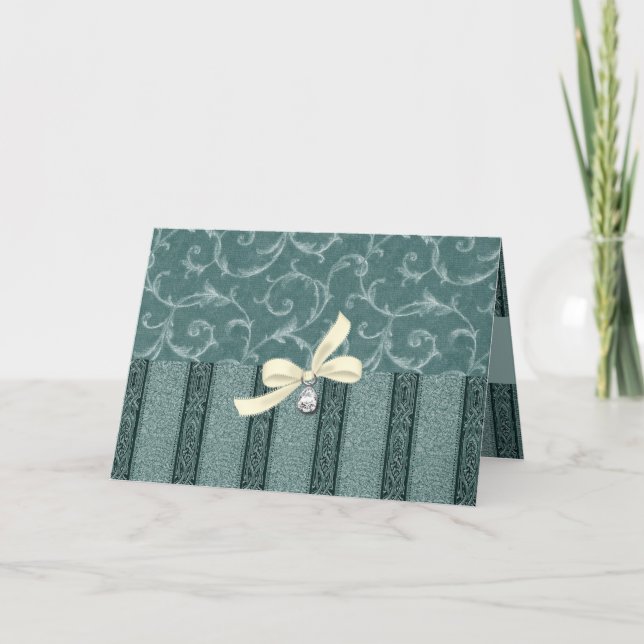 Elegante- Tarjeta de cumpleaños: Colección de eleg (Anverso)