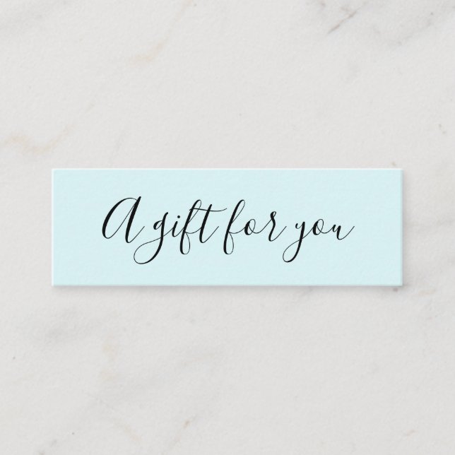 Elegante tarjeta de descuento minimalista moderna  (Anverso)