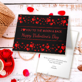 Elegante tarjeta de Día de San Valentín Romántica