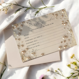Elegante tarjeta de duchas nupciales para la sabid