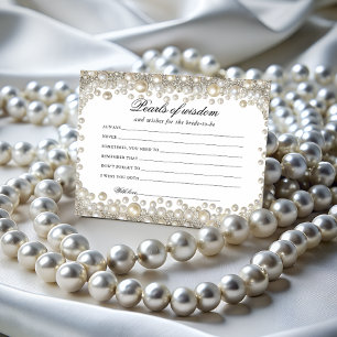 Elegante tarjeta de duchas nupciales para la sabid