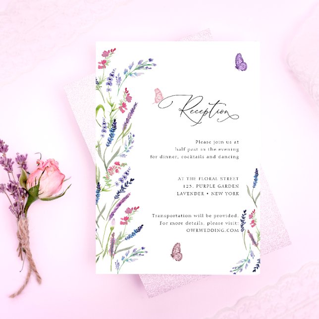 Elegante tarjeta de envoltorio floral silvestre (Subido por el creador)