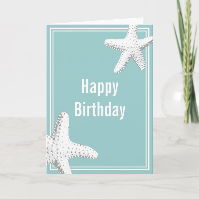 Elegante tarjeta de felicitación de cumpleaños de  (Anverso)