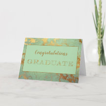 Elegante tarjeta de felicitación para graduación d