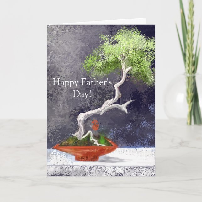 Elegante tarjeta de felicitación Personalizado Bon (Anverso)