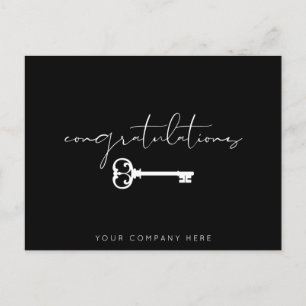 Elegante Tarjeta de Felicitación por Nueva Casa pa