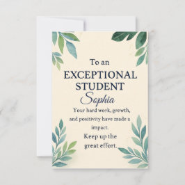 Elegante tarjeta de felicitaciones para un St exce