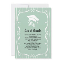 Elegante tarjeta de foto de graduación blanca de l