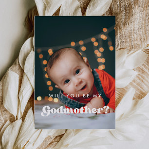 Elegante tarjeta de foto de la propuesta retro de 