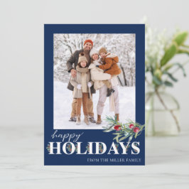 Elegante tarjeta de fotos de vacaciones de vacacio