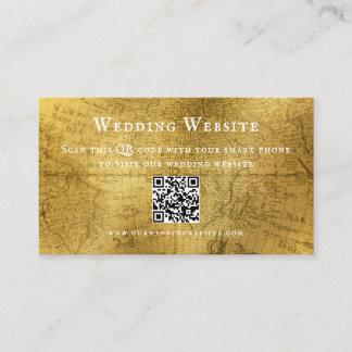 Elegante tarjeta de gabinete Boda de aspecto antig