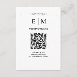 Elegante tarjeta de gabinete de boda