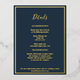 Elegante tarjeta de gabinete de detalles de oro de