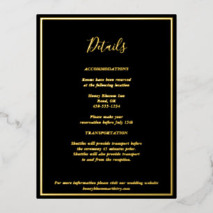 Elegante tarjeta de gabinete de detalles de oro ne